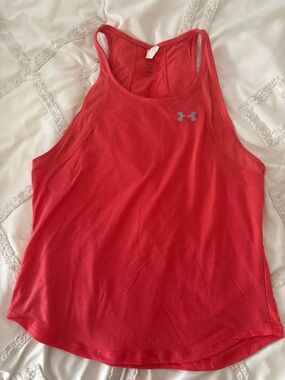 Under Armour Women's Coral-Red Racerback Tank
